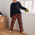 thumbnail image 5 of Pofeuu fall Maple leaf Print Teenagers' Pajama Pants, Soft Lounge Pajama Pants with big pockets for Men Plaid Pj Bottoms-Medium, 5 of 6