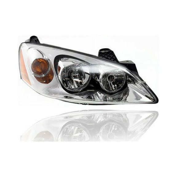 Headlight Assembly - Compatible/Replacement for '05-10 Pontiac G6 - Amber Lens Without Wiring Harness - Right Hand - Passenger - 20821144