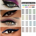 thumbnail image 3 of Pegatinas De Delineador De Ojos Para Ojos Adhesivo A Prueba De Manchas Delineador De Ojos Pegatinas De Maquillaje De Párpados 5 Pares Monstrate CE007626-02, 3 of 6