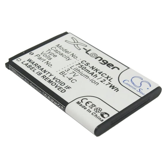 Replacement Battery For Rollei 3.7v 750mAh / 2.78Wh Camera Battery