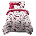 thumbnail image 1 of Juego de ropa de cama Franco Collectibles Hello Kitty Polka Dot Twin, 1 of 7