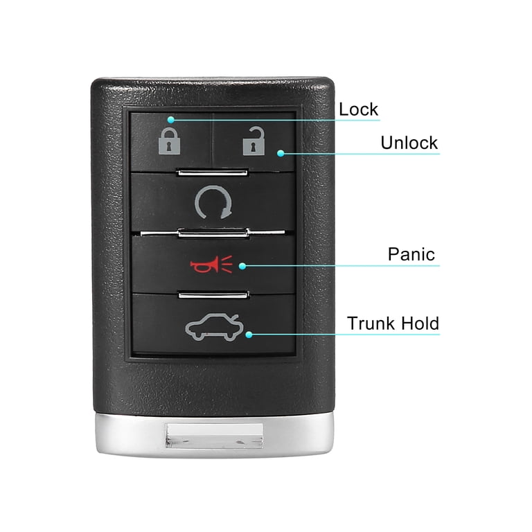 KeylessCanada Replacement 5-Button Key Fob Remote - Compatible With OUC60221, 850K60270 For Select GM Vehicles