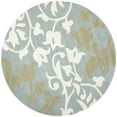 thumbnail image 2 of SAFAVIEH Soho Aaron Abstract Floral Wool Area Rug, Blue/Multi, 2' x 3', 2 of 6