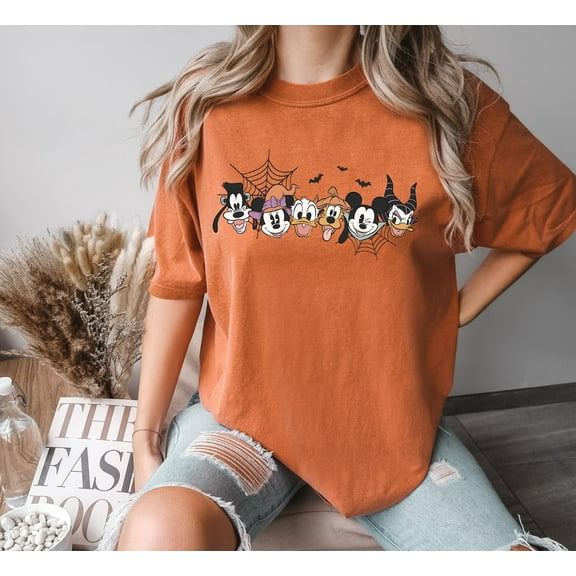 Comfort Colors Disney Halloween Shirt, Spooky Mouse and Friends Shirt, Mickey Boo Halloween Shirt, Disney Spooky Shirt, Disney Pumpkin Shirt