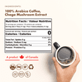 thumbnail image 5 of Sollo Instant Mushroom Coffee Packets, for Memory & Clarity Support, w/Chaga, , Medium Roast, 100% Arabica & Freeze Dried Coffee in Single Serve Sticks, 24 Ct, 5 of 9