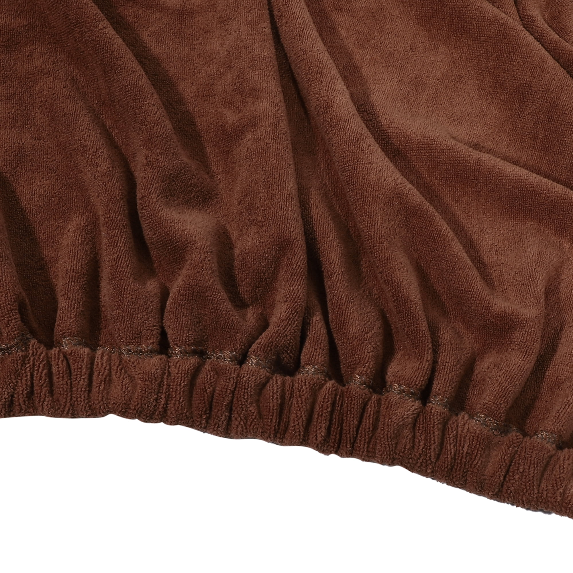 Unique Bargains 2 Pcs Men's Bath Wrap Towel Body Wrap for Shower Spa Adjustable Robes Brown 30x140cm