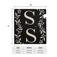 thumbnail image 6 of PHELIKA Classic Monogram Letter S Magnetic Mailbox Covers Standard Size 25.5"H x 21"W, 6 of 8