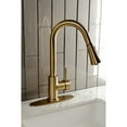 thumbnail image 4 of Kingston Brass LS8723DL Concord Single-Handle Pull-Down Kitchen Faucet in Brushed Brass, 4 of 8