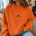 thumbnail image 5 of Halloween Shirt, A Little Witchy Sweatshirt, Minimalist Witch Hoodie, Spooky Season T-Shirt, Cute Halloween Gift for Women and Friends, 5 of 9