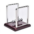 thumbnail image 3 of Newton‘s Cradle Steel Balance Ball Physics Science Pendulum Desk Fun Toy Gift J, 3 of 6