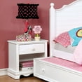 thumbnail image 5 of Furniture of America Jevi Transitional Solid Wood 1-Drawer Youth Nightstand by  Pink, 5 of 5