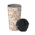 thumbnail image 2 of Fotbe Dancing Cowboy Skeleton Printed Insulated Travel Coffee Mug Spill Proof Leak Proof Stainless Steel Coffee Tumbler Reusable Coffee Cups with Lids Thermos, 2 of 8