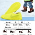 thumbnail image 7 of Waterproof Shoe Covers, Non-Slip Water Resistant Overshoes Silicone Rubber Rain Shoe Cover Protectors for Kids, Men, Women, 7 of 7