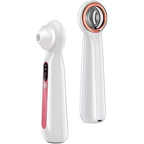 RKXQT Blackhead Remover Pore Vacuum, Electric Facial Pore Cleaner Acne Comedone Removal USB Rechargeable Blackhead Extractor Tool with 3 Heads and Blackhead Remover Kit Suction