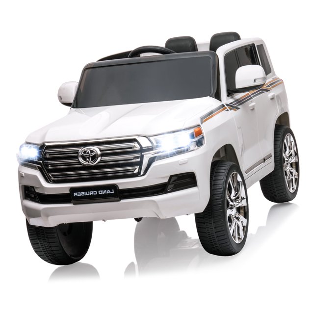 Kids Ride On Car, with Remote Control, 12V7AH Battery Powered, 2 Motors, 3 Speeds, Music, Horn, LED Lights