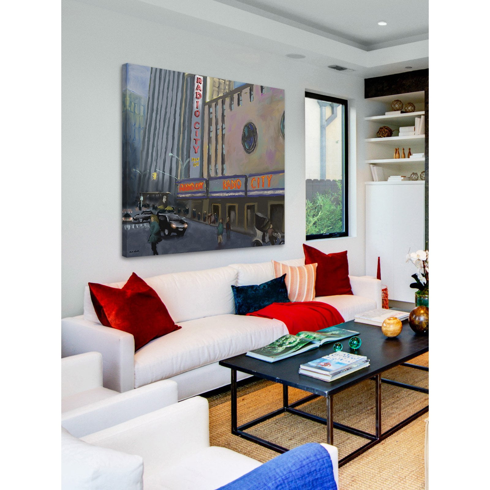 Marmont Hill Radio City Painting Wall Art Print