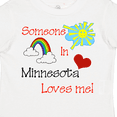 thumbnail image 4 of Inktastic Someone in Minnesota Loves Me Boys or Girls Toddler T-Shirt, 4 of 5