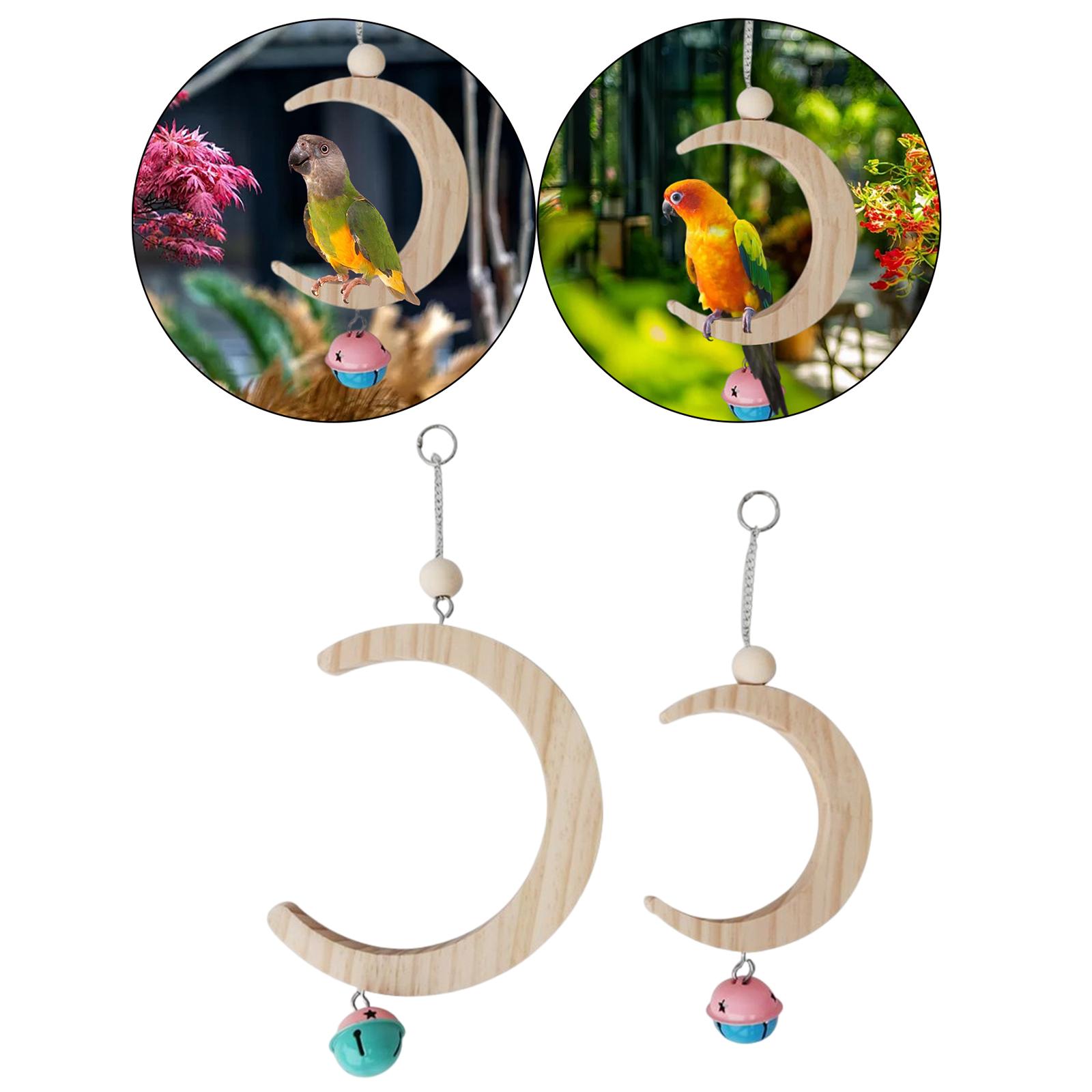 Cage Hanging Toys Birds Chewing Toy Perch Nest Swing Parrot Swings with ...
