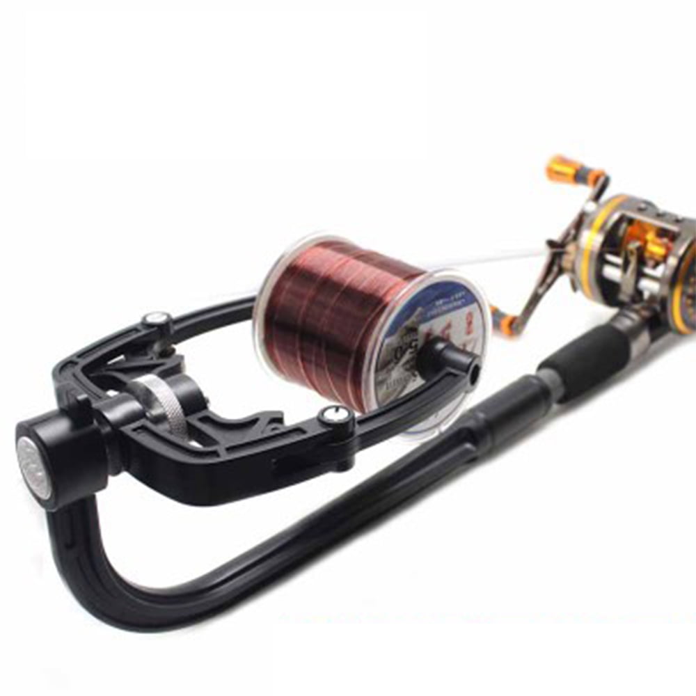 Portable Aluminum Fishing Line Reel Spooler Spool Winding Winder System 