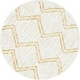 thumbnail image 2 of Well Woven Kennedy Chevron Area Rug, 4' x 4', Cotton Fringe For Authentic Look, Super Soft Pile, Durable, Easy To Clean, 2 of 8