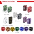 thumbnail image 2 of Juego de dados MTG Counter SIXPOINTS 130 piezas con contadores de vida, 2 of 6