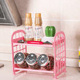 thumbnail image 5 of Desktop Storage Rack Organizer Double-Layer Cosmetic Stationery Storage Holder Table Sundries, 5 of 5