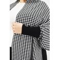 thumbnail image 4 of Chal de punto Roman Fashion /Tallas Extras, 3030 (Blanco /Negro) negro UNITALLA, 4 of 7