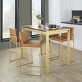 thumbnail image 3 of LumiSource Fuji High Back 26" Fixed-Height Barstool - Set of 2, 3 of 6
