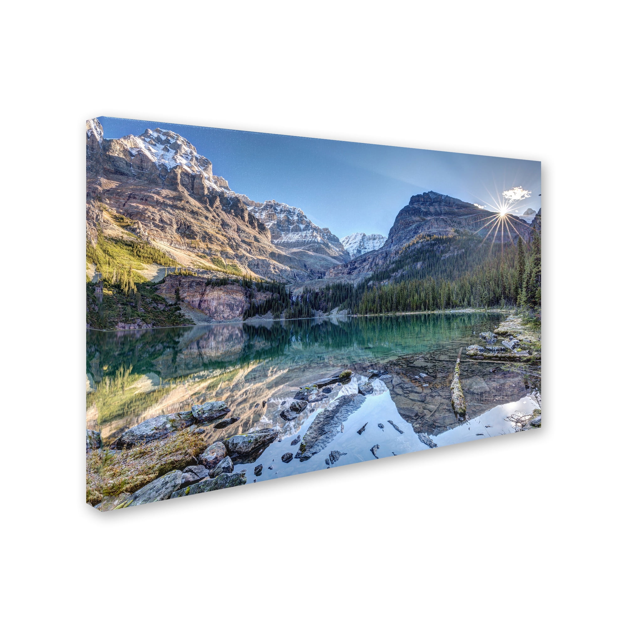 Trademark Fine Art 'Majestic Lake O'Hara' Canvas Art by Pierre Leclerc