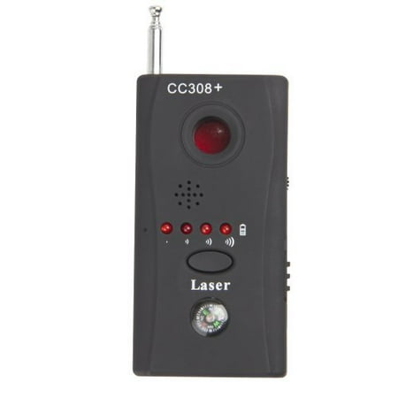 Anti-Spy RF Signal Bug Detector Hidden Camera Laser Lens GSM Device Finder - Mute Vibration + Beep + LED indicator , Earphone and Charger (Best Rf Signal Detector)