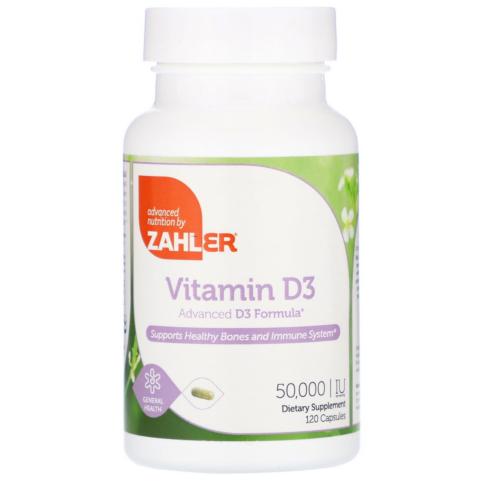 Zahler Vitamin D3 50,000IU, An All-Natural Supplement Supporting Bone ...
