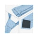 thumbnail image 3 of Corbatas de puntos para hombres INSPIRE CHIC para el Día del Padre, corbata autoajustable de 3.1" de ancho, corbata de satén para bodas, clásica en azul oscuro pastel, talla única, 3 of 4
