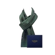 Geometric Pattern Long Silk Scarf