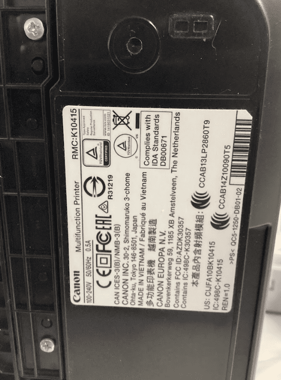 Canon PIXMA MX492 Wireless All-In-One Small Printer, Copy , Scan, Fax, with Mobile or Tablet Printing, AirPrint and Google Cloud Print Compatible, Black