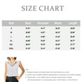 thumbnail image 3 of GXIPO Womens Sleeveless Button Down Shirt Classic Collared Blouse Basic Tank Tops Work Office Chiffon Tops Blue S, 3 of 6
