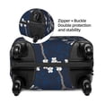 thumbnail image 2 of Hirioo Cherry Blossoms on Navy Background for Elasticity Suitcase Cover (No luggage Included) Durable Luggage Protector Fits 18-32 Inch Luggage-X-Large, 2 of 7