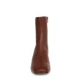 thumbnail image 2 of Steve Madden Gallagher Brown Zipper Closure Rounded Toe Classy Ankle Boots (Brown, 6), 2 of 4