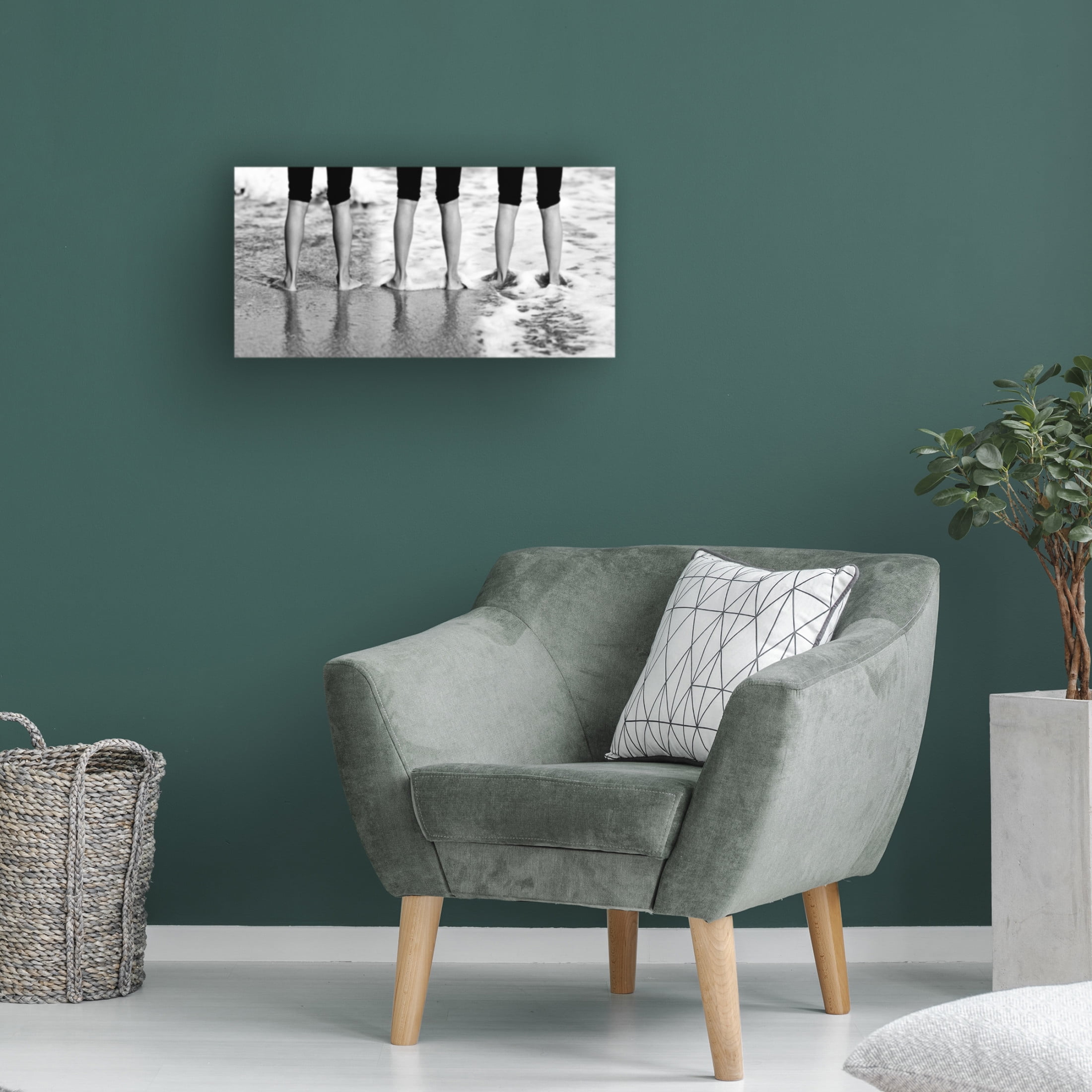 Trademark Fine Art Leif Londal Wet Feet. Canvas Wall Art