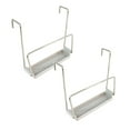 thumbnail image 1 of Oleegame 2PC Spoon And Lid Rest Stainless Slow Cooker Lid Holder Kitchen Crock Pot Lid Holder For Cooking Pot Lid Organizer Fits Most Slow Cookers Pot Lid Rack With Silicone Sink Gray, 1 of 6