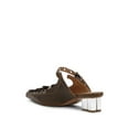 thumbnail image 2 of Ganni Women's Pointed Toe Mules With Intricate Lacing Brown Sizes IT 34-50 2/3, 2 of 3