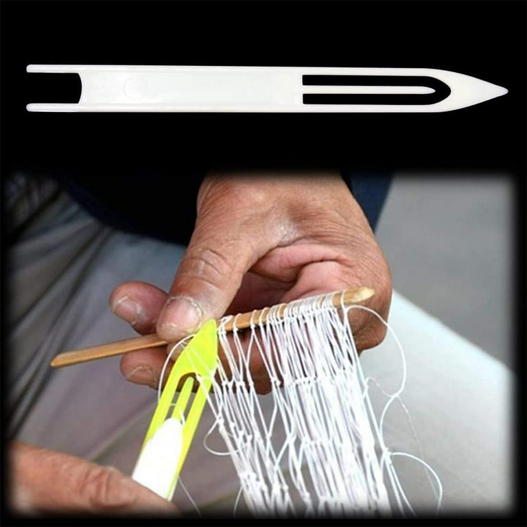 8Pcs 1# 2#Net Making Mending Needle For Fishing Trawls Shuttle Color Nets  E7O9 