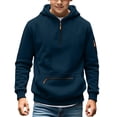 thumbnail image 2 of Blekii Big Boys Solid Hoodie for School, Teen Boys Long Sleeve Pullover, Athleisure Top for Boys 4-17, Size： 4T-8T Boys Hoodie, Kids Sweatshirt, 2 of 6