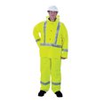 thumbnail image 1 of RZ900 Premium Traffic Rain Suits, Polyester, X-Large, High Visibility Lime-Yellow, 1 of 2