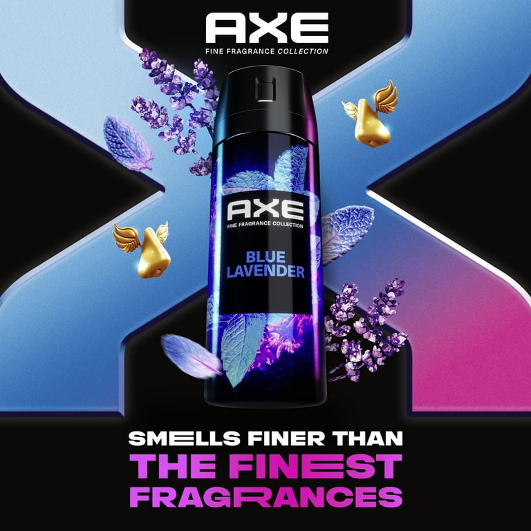 Axe Fine Fragrance Deodorant Spray for Men Blue Lavender Aluminum