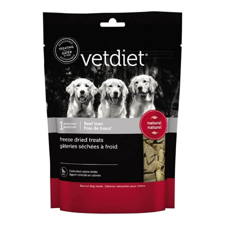 Vetdiet Beef Liver Freeze Dried Dog Treat, 8.8 oz