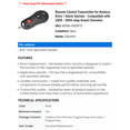 thumbnail image 2 of Remote Control Transmitter for Keyless Entry / Alarm System - Compatible with 2000 - 2004 Jeep Grand Cherokee 2001 2002 2003, 2 of 2