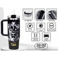 thumbnail image 4 of Gifts for Son - 30 oz Stainless Steel Tumbler with Handle and Straw - To My Son Birthday Gifts from Mom Dad, Graduation Christmas Gifts for Grown Son, Adult Son Gift Ideas, 4 of 5