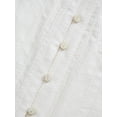 thumbnail image 5 of Women’s Pretty Garden VNECK POPLIN SLEEVE TOP - BUTTON UP TOP, 5 of 6