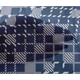 thumbnail image 5 of oneOone Viscose Chiffon Royal Blue Fabric Striped Line Fabric For Sewing Printed Craft Fabric By The Yard 42 Inch Wide, 5 of 6