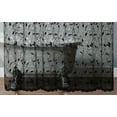 thumbnail image 2 of Warm Home Designs 72" W x 84" L Black Lace Shower Curtain. GR Black 84, 2 of 4